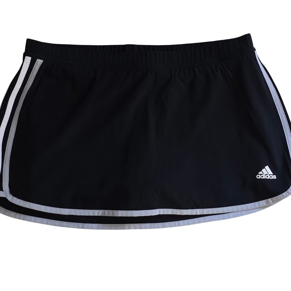 Adidas ClimaLite Womens Size M‎ Athletic Skort Black Golf Tennis Fitness